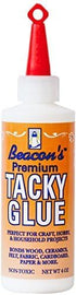 BEACON Premium Tacky Glue, Supreme Adhesion, Fast Grabbing, Easy Clean-Up, 4-Ounce