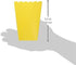 Adorable Yellow Sunshine Small Scalloped Popcorn Box, 5.25" x 3.75", 5 Pieces, Ideal for Parties