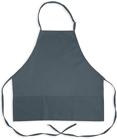 KNG Slate 3 Pocket Adjustable Bib Apron for Men and Women -
