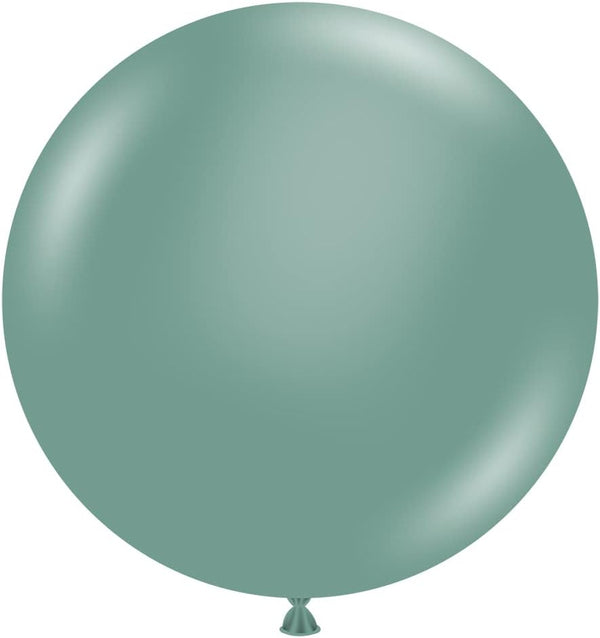 Tuf-Tex 17066 Willow Latex Party Balloons, Pack of 50, 17" Willow Color