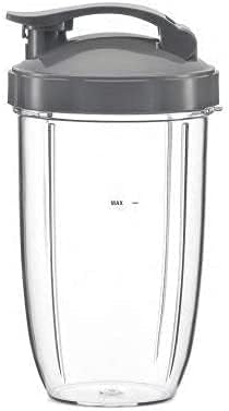 Nutribullet Flip Top To Go Lid with 32oz Tall Cup, Compatible with Nutribullet 600W 900W Blenders
