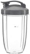 Nutribullet Flip Top To Go Lid with 32oz Tall Cup, Compatible with Nutribullet 600W 900W Blenders