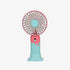 New Cartoon Fruit Handheld Fan, USB Charging Portable Fan with Base, 2-speed Wind (Dblue)