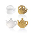 Canasuc Paris, A La Bonne Heure, Window Gift Box of 32 Assorted French Molded Sugar Pieces, 3.35 Oz