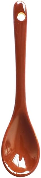 Pirhosigma 6 4.7 inch pcs Coffee Porcelain Egg Spoons Ceramic Spoons Coffee Dessert Yogurt Tea Milky Tea
