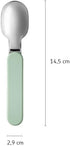 Mepal Folding Spoon Ellipse - Reusable Spoon To Go, Foldable for Yoghurt Cup, Stainless Steel Cutlery with Storage Case