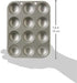 Dexam Non-Stick 12 Cup Mince Pie, Carbon, Grey