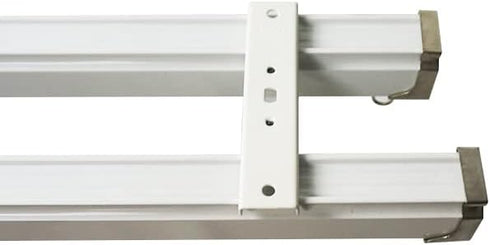 Track Ceiling Mount Brackets (6 PCS), Special Accessories for Ceiling Curtain Track with 12 Screws