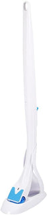Toilet Brush with Long Handle, Cotton Toilet Scrubber Wand and Replaceable Detergent Head for Home Bathroom Cleaning