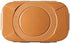 e-jen Premium Kimchi, Sauerkraut Container for Probiotic Fermentation, Inner Vacuum Lid, Earthenware Brown, 0.45 gal
