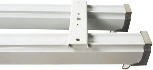 Track Ceiling Mount Brackets (6 PCS), Special Accessories for Ceiling Curtain Track with 12 Screws