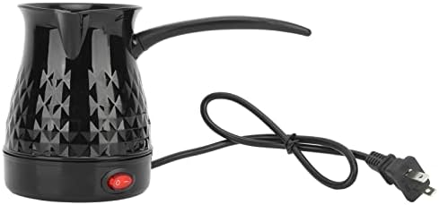 Electric Coffee Pot, 600ml ABS+Stainless Steel Maker, Anti-Scald Even Heating with Removable Handle