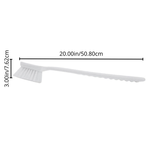SPARTA 40501EC05 Plastic Large Scrub Brush - Kitchen Utility Brush with Long Handle for Cleaning, 20 Inches, Red