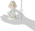 Precious Moments May Hope Comfort You Girl, Leaning on Fish Sculpture, Bisque Porcelain Figurine 172014