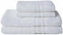Charisma 4pk Set: 2 2 Luxury Towels Hand Towels & Wash Cloths (White)