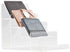 Acrylic Jewelry Display Riser Shelf Holder - 3-Tier Acrylic Wallet Display Stand Showcase Fixtures