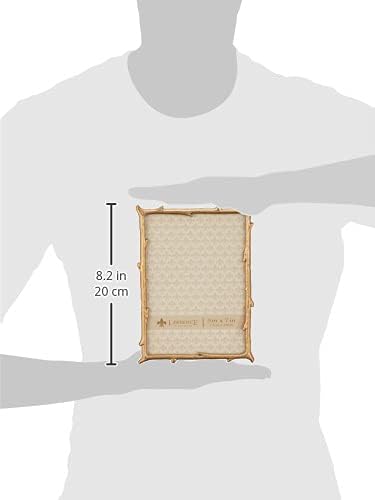 Lawrence Frames 712557 Picture Frame 5x7 Gold Metal Natural Branch Design