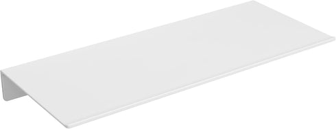 Danpoo White Metal Floating Shelf for Wall Storage, 12” Small Display Shelf for Living Room/Bathroom/Kitchen/Bedroom