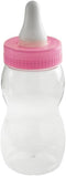 Homeford Jumbo Milk Bottle Coin Bank Baby Shower Plastic Container, 10-inch, Light Pink