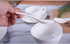 10 Pack White Ceramic Soup Spoons, 5" Asian Soup Spoon Set, Stackable Design
