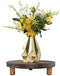 MADOCEGO 2 Pcs Wood Plant Stand Wooden Plant Stool Round Riser Display Stand
