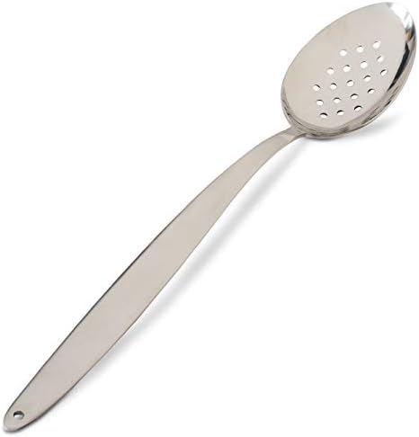 JB Prince XL Gray Kunz Perforated Spoon