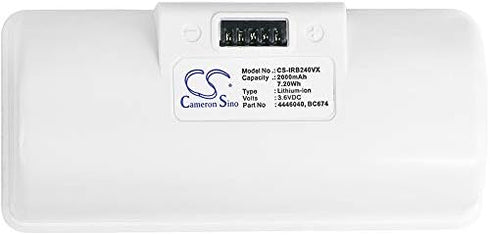 Replacement Battery BC674 for iRobot Jet 240, 241, 244, 245 Mopping Robot 4446040 (2000mAh)