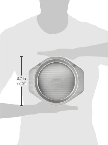 USA Pan 1070LC-3-ABC American Bakeware Classics 9-Inch Round Cake Pan, Aluminized Steel