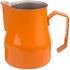 Motta Stainless Steel Professional Milk Pitcher, 17 fl. oz., Orange