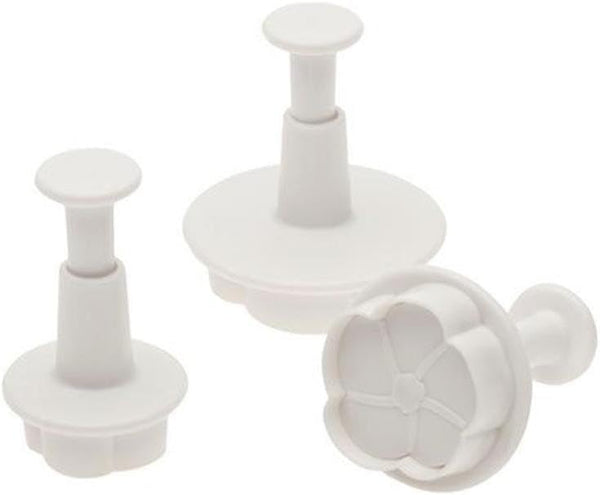 Ateco Set of 3 Flower Cutters for Sugar Paste