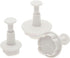 Ateco Set of 3 Flower Cutters for Sugar Paste