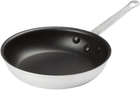 Winco AFP-8XC Commercial-Grade Aluminium Fry Pan/Skillet, 8", Silver