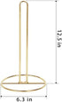 Gold Paper Towel Holder Countertop by OBODING, Kitchen Stand Holder for Organization and Storage, Fits Standard and
