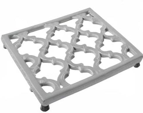 JOGREFUL Cast Iron Trivet Mats, Vintage Heat Resistant Kitchen Pot Holders for Teapot/Hot Dishes/Plates