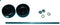 Eureka/Sanitaire Wheel Axle Kit for upright vacuums