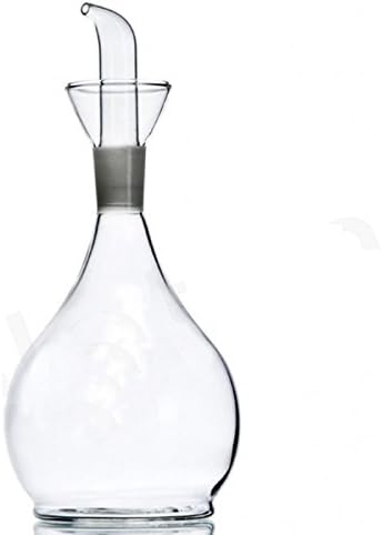 Eleton's Planet Pyriform 30oz Glass Olive Oil Dispenser Bottle - Oil & Vinegar Cruet with Pourers, No Funnel Needed