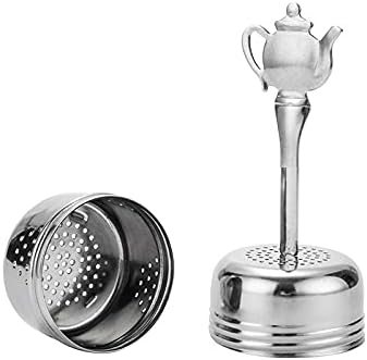 Leden Tea infuser Stainless Steel Tea Strainer & Steeper for Loose Tea, Cute Teapot Shaped Tea Filter for Mug, Tea Cup 1 Pack by Leden