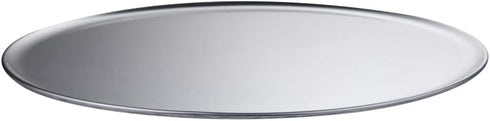 Restaurantware Met Lux 18 Inch Commercial Pizza Pan, Heavy-Duty Aluminum Round Baking Tray for Pizzas