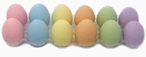 Eggcetera Ceramic Nest Eggs 12-Pack (Pastel)