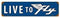 Live To Fly Vintaged Metal Sign