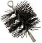 Imperial Br0075 Polypropylene Round Chimney Cleaning Brush, 5", 3/8" Nspm, 25"