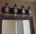 6pk Wide Mouth Mason Jar Lids with Pre drilled Light Socket and Heat Relief Holes - DIY Jar Chandelier/Pendant/Vanity
