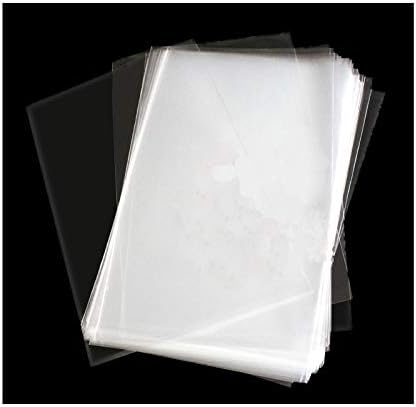 Clear Vinyl Recipe Protectors, 4 x 6 Inch, Set of 48 Sheets Recipe Refill Pages Card Covers (Cards Not Included)