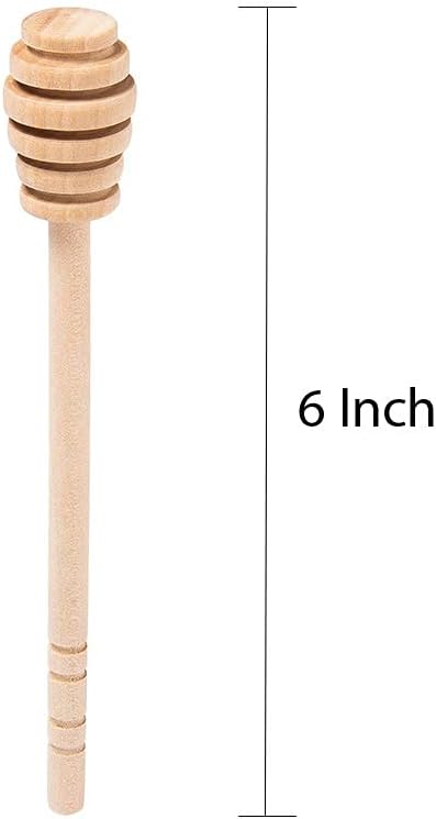 Wooden Honey Mixing Stirrer - Honey Dipper Sticks Honey Spoon