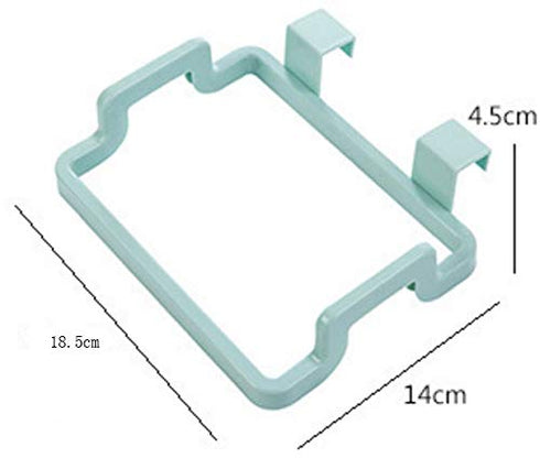 WOIWO 4 PCS Portable Garbage Bag Holder for Kitchen Cabinets