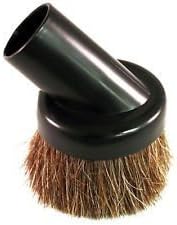 2 Deluxe Universal Replacement Dusting Dust Brushes Black 1 1/4" Natural Bristle
