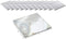 Light In The Dark 5 Inch Square Mirror Candle Plate Set of 12 - Small Mirror for Centerpieces & Crafts