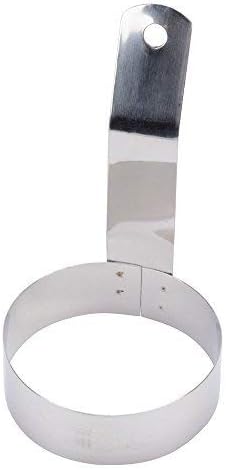 Winco Round Egg Ring, 3-Inch, Medium, Stainless Steel