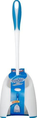 16 5 5.5 Clorox Under-Rim Toilet Bowl Brush with Corner Storage Caddy, x x
