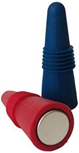 Wine and Beverage Bottle Stoppers Set - Assorted Colors Silicone with Grip Top for Long Lasting Freshness, Easy to Use
